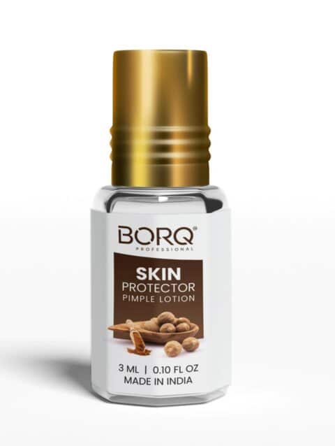 BORQ Skin Protector Pimple Lotion For Dries Out Pimples | Reduces Inflammation | Anti Pimple Oil  | Made With Natural Ingredients | Suitable for All Skin Types | for Man & Women | 3ml