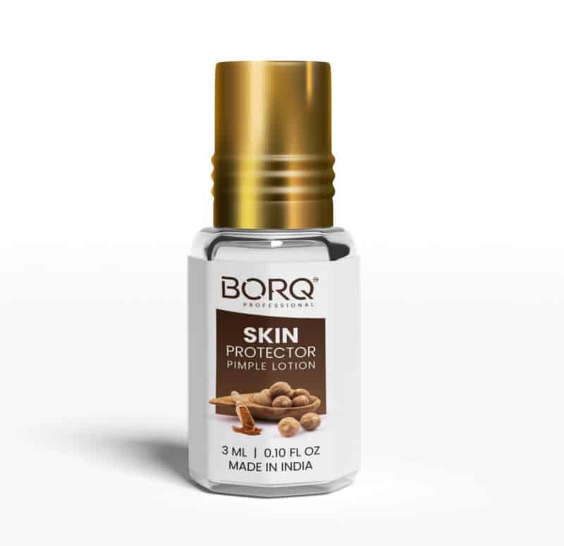 BORQ Skin Protector Pimple Lotion For Dries Out Pimples | Reduces Inflammation | Anti Pimple Oil  | Made With Natural Ingredients | Suitable for All Skin Types | for Man & Women | 3ml