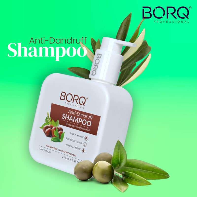 BORQ Anti-Dandruff Hair Shampoo 250ml | for Itchy & Flaky Scalp | Removes Dandruff From Source  | Remove Up to 100% Dandruff | No Parabens, No Harmful Chemicals | For All Hair types | For Man & Women - Image 3