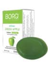 BORQ Green Apple Handmade Glycerin Bath Soap 100gm | for skin hydrated and softens | 98% Pure Glycerin & Natural Oils | No Parabens, No Harmful Chemicals | for All Skin Types
