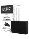 BORQ Activated Charcoal Handmade Glycerin Bath Soap 100gm | detoxification and oil control | 98% Pure Glycerin & Natural Oils | No Parabens, No Harmful Chemicals | for All Skin Types