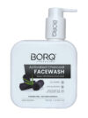 BORQ Activated Charcoal Face Wash 250ml | For Dirt & Pollution Removal  | 10X Power Of Activated Charcoal | Gentle Cleanser For Brightens Skin Removes Pigmentation & Dark Spots | No Harmful Chemicals