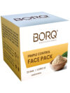 BORQ Pimple Control Face Pack | Helps In Clear Pimple-Free Skin & Controls Excess Oil | Anti Pimple And Oil Control | It Reduces Acne Scars and Oily Skin | for Man & Women | 25gm