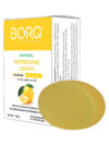 BORQ Refreshing Lemon Handmade Glycerin Bath Soap 100gm | for skin supple and soft | 98% Pure Glycerin & Natural Oils | No Parabens, No Harmful Chemicals | for All Skin Types