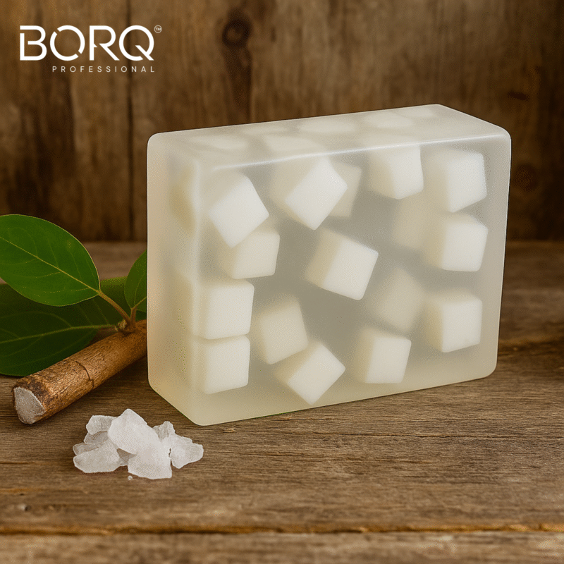 BORQ Camphor Bhimseni Kapoor Cube Handmade Glycerin Bath Soap 100gm | for a soothing & aromatic cleanse | 98% Pure Glycerin & Natural Oils | No Parabens, No Harmful Chemicals - Image 4